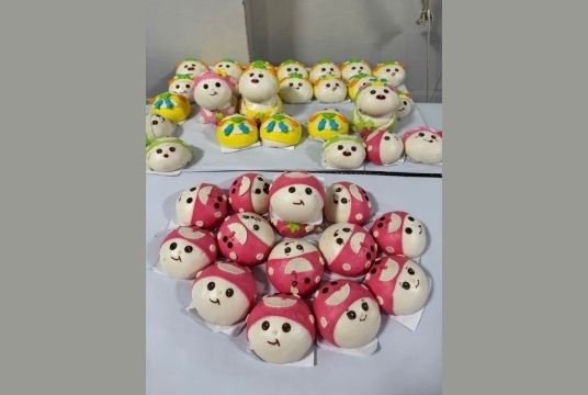 Cách tạo hình bánh bao đơn giản